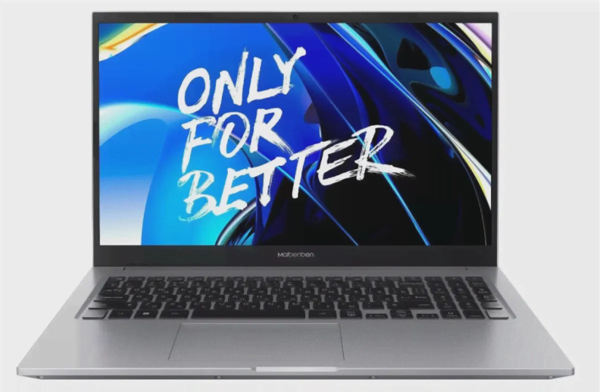 Ноутбук maibenben M575 R5-7430U/8gb/512gb SSD/UMA/linux/silver (M5751SB0lsre1)