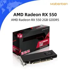 MAIBENBEN Видеокарта Radeon RX 550 AMD Radeon RX550(2GB) идеокарта для пк 2 ГБ (RX550-2G)