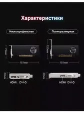 Низкопрофильная НОВАЯ видеокарта для пк MAIBENBEN AMD RX550 2 ГБ GDDR5 64bit