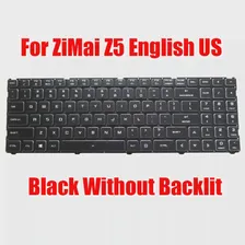 Сменная клавиатура для ноутбука MaiBenBen Для ZiMai Z5 Английский Американский Черный Без подсветки Новый
